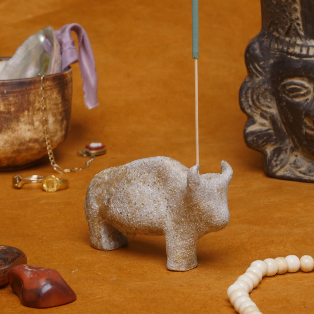 Bison Incense Figure