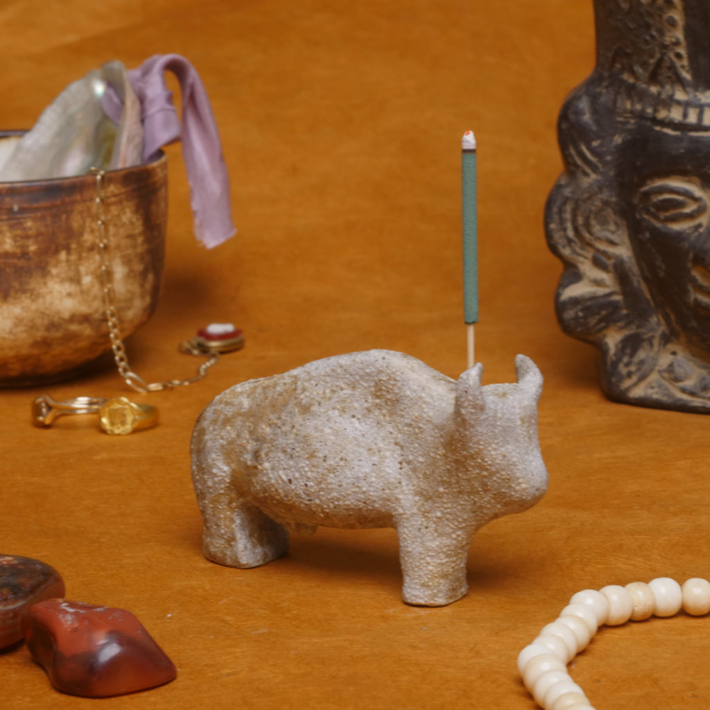 Bison Incense Figure